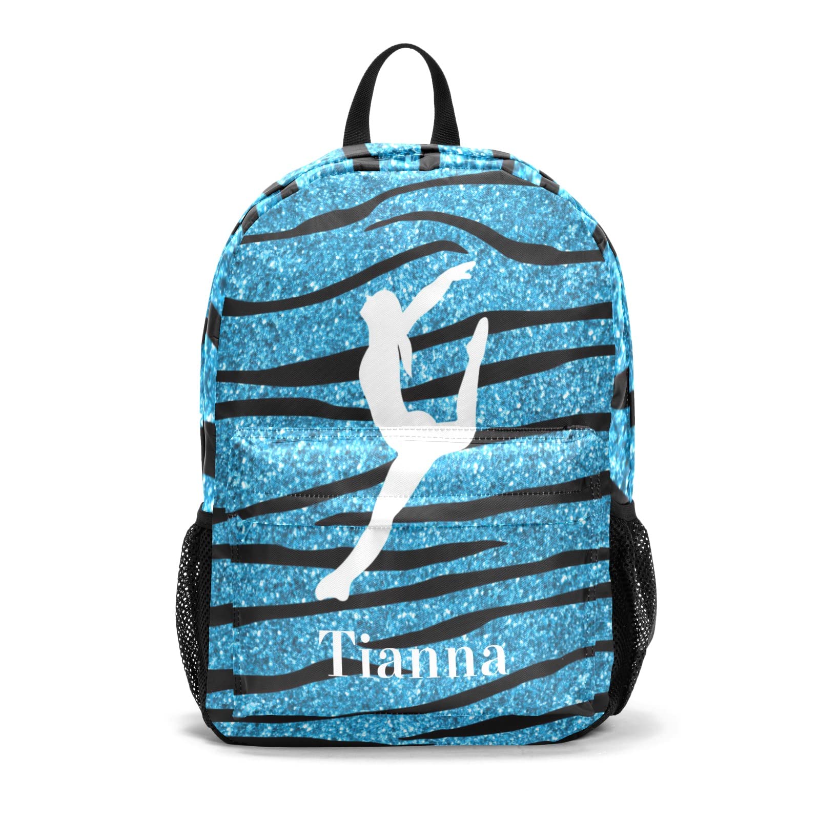 Stylish Gymnastics Stripes Backpack for Women & Men - Durable Sport & Travel Shoulder Bag - Perfect for Gym, Work, and Outdoor Adventures