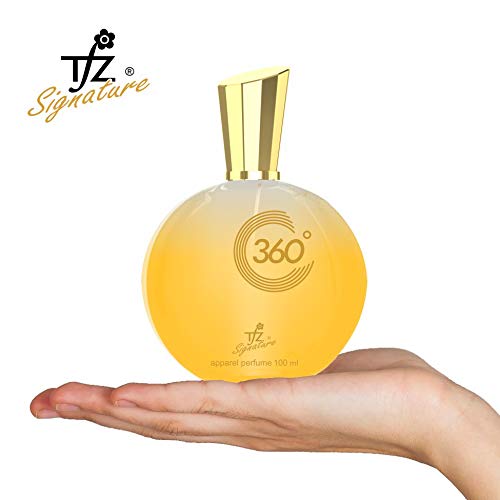 TFZ 360 Gold Perfume Spray for Women & Men - Long Lasting Luxury Fragrance for Daily Wear, Date Night & Special Occasions