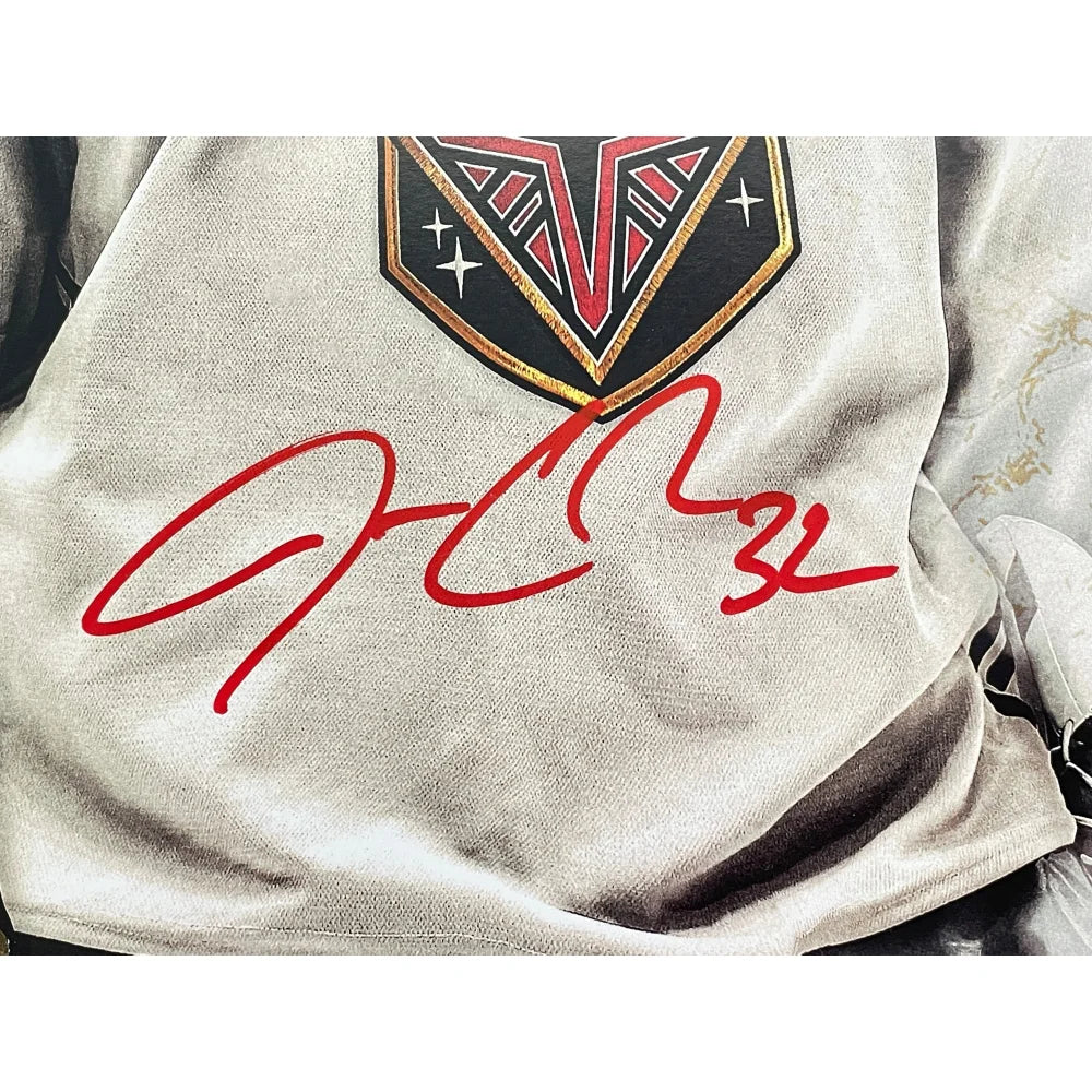 Jonathan Quick Autographed Vegas Golden Knights 11x17 Game Day Poster with COA - IGM Certified 4/6/23 - Perfect for Hockey Fans, Sports Memorabilia Collectors & Man Cave Decor