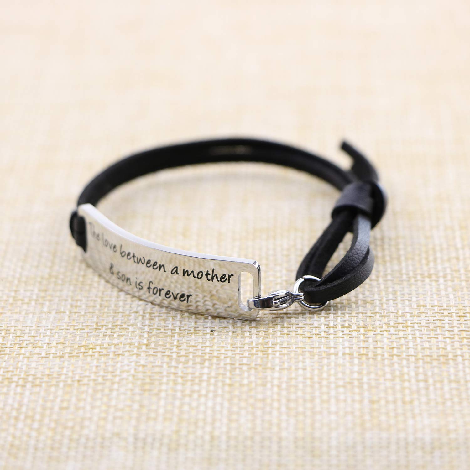 Inspirational Stainless Steel Bar Wrap Bangle Cuff Bracelet for Women - Personalized Christmas & Birthday Gift - Perfect for Daily Wear, Office, Parties & Special Occasions