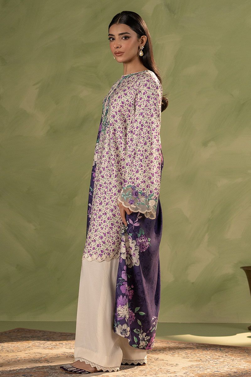 LAVENDER FRAME 3-Piece Printed Marina Suit Set | Floral Beach Cover-Up Outfit | Perfect for Vacation, Pool Party & Summer Getaways