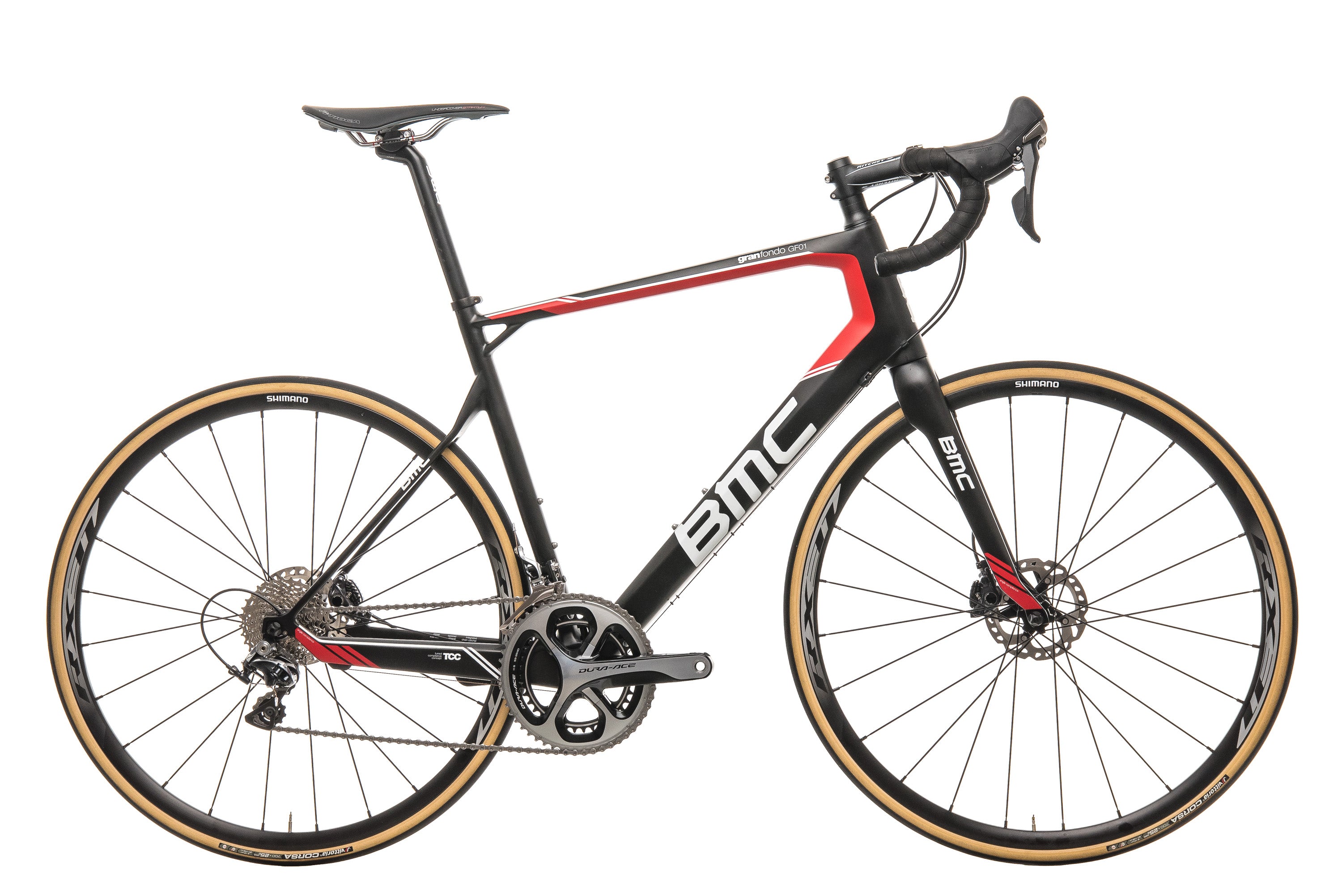 BMC Granfondo GF01 Disc Road Bike 2015 - 58cm Carbon Frame, Lightweight & Durable - Perfect for Long-Distance Cycling, Racing & Commuting