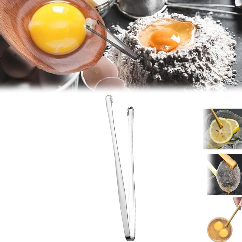 Egg Chalaza Remover Tool - Essential Kitchen Utensil for Chefs & Bakers | Easy Egg White Extraction | Remove Eggshell Fragments & Chalazae Efficiently | Perfect for Baking, Cooking & Professional Kitchens