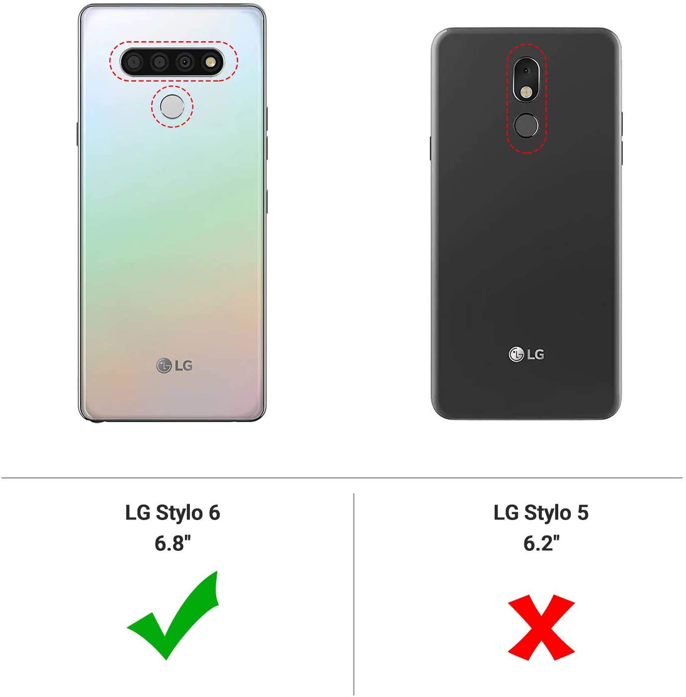 Custom Phone Case for LG Stylo 6 - Personalized Multi-Photo Collage Cover with Name & Pictures - Birthday, Christmas, Valentine's Gift for Her & Him - Uartify Black Protective Case - Perfect for Daily Use, Travel & Special Occasions