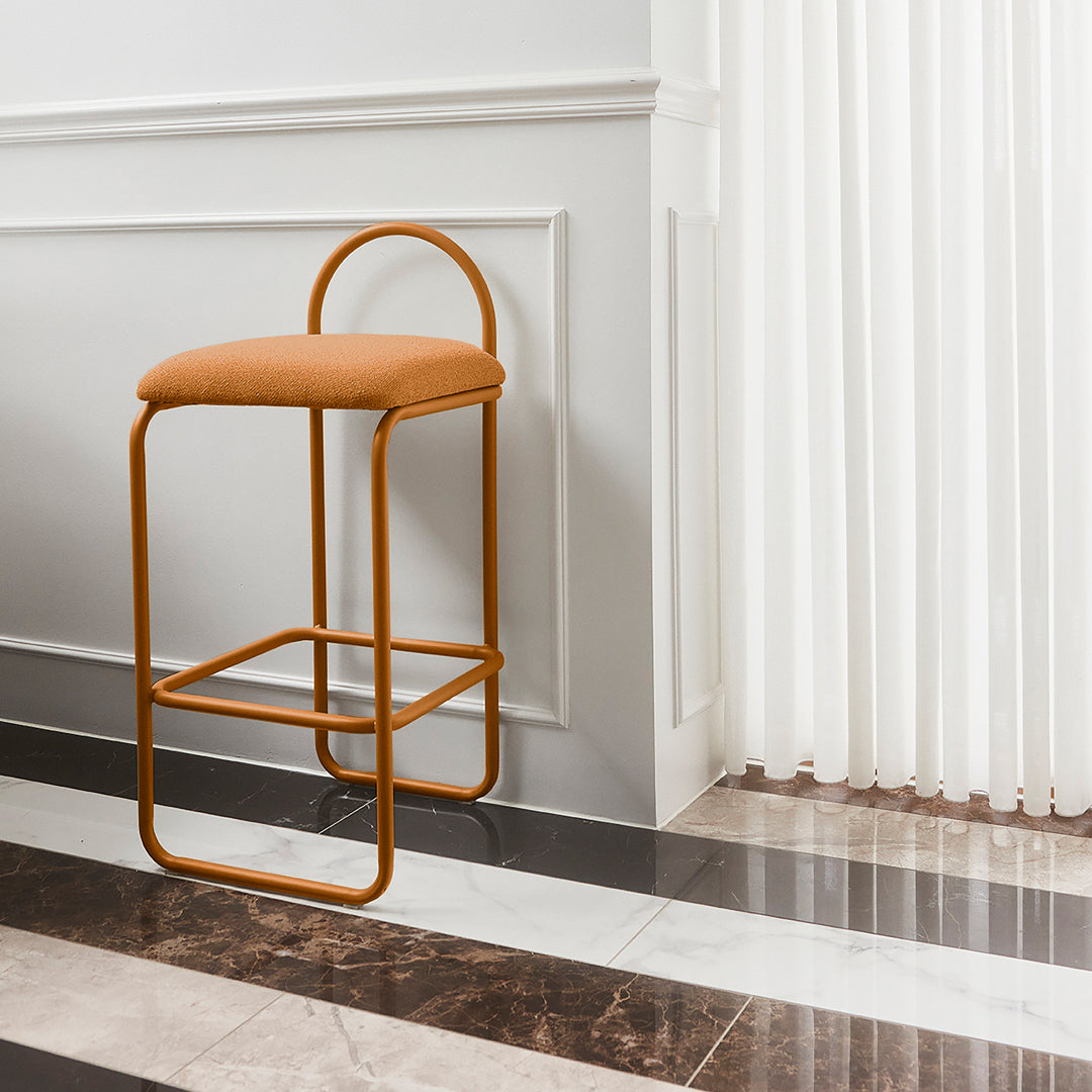 Angui Counter Height Bar Stool - Modern Kitchen Island & Breakfast Bar Stool for Home, Restaurant, and Cafe Use