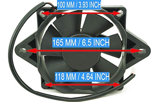 12V Universal Electric Radiator Cooling Fan for Cars, Trucks & SUVs - High Performance Engine Cooling Solution for Hot Weather & Heavy Loads