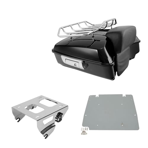 Chrome Solo Mount Rack Tour Pack Set Style #15