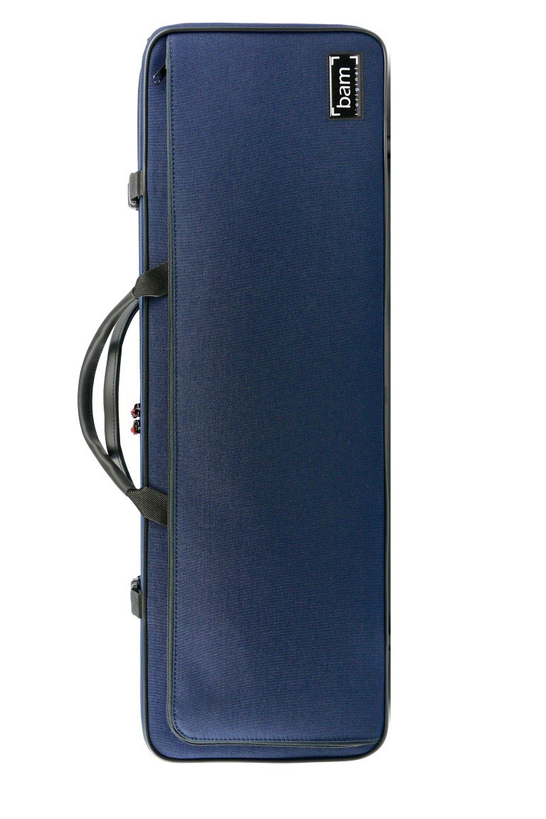 Bam Classic Violin Case - Durable Navy Blue Violin Case with Padded Interior - Perfect for Musicians, Students & Professional Violinists - Great for Travel, Performances & Storage