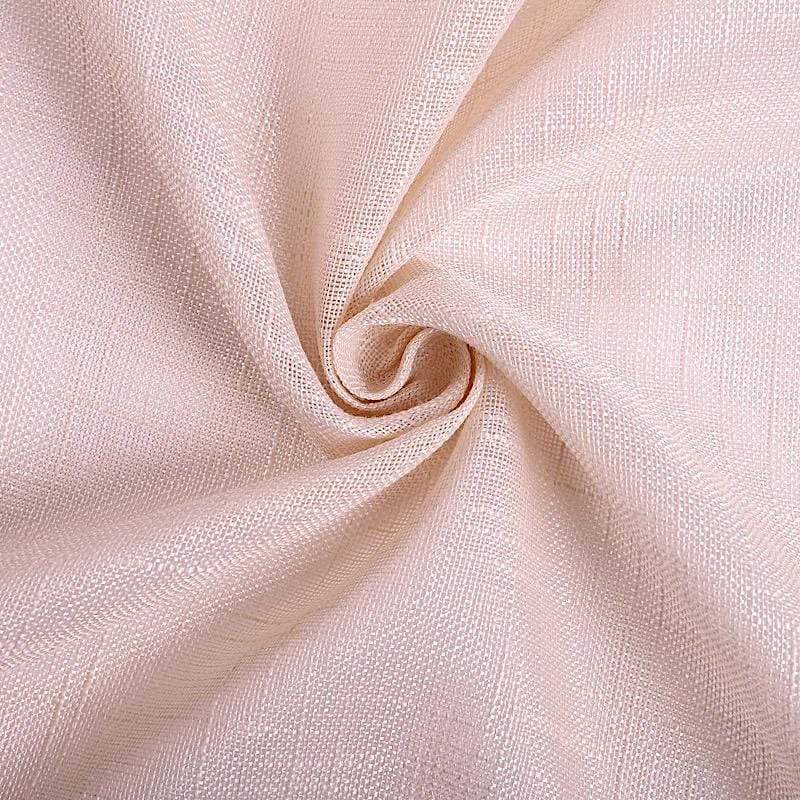 90x132 Inch Rectangular Premium Faux Burlap Polyester Tablecloth - Washable & Wrinkle-Resistant for Dining Tables, Parties, and Home Decor