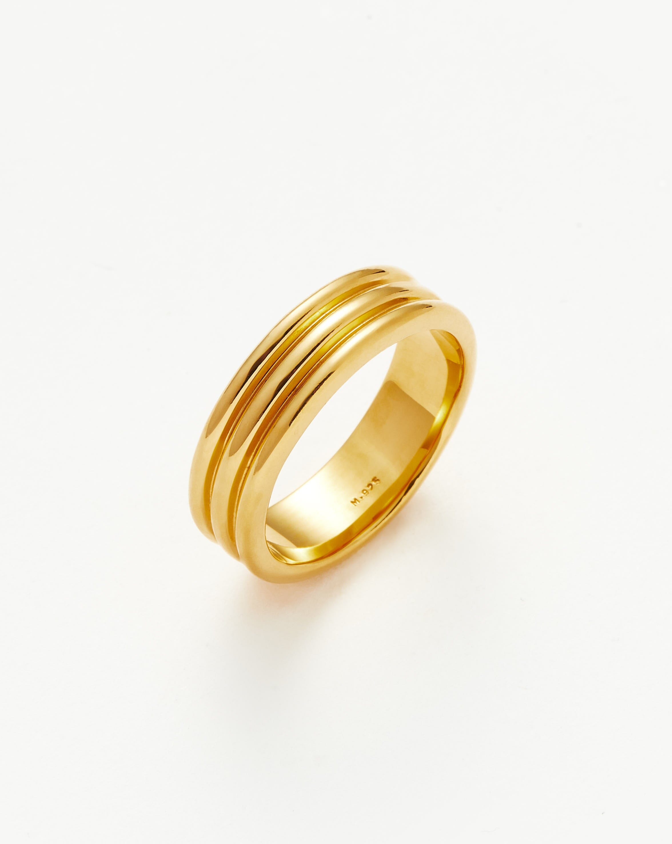 Vintage 18k Gold Vermeil Ring for Women - Elegant Antique Jewelry for Weddings, Anniversaries & Special Occasions