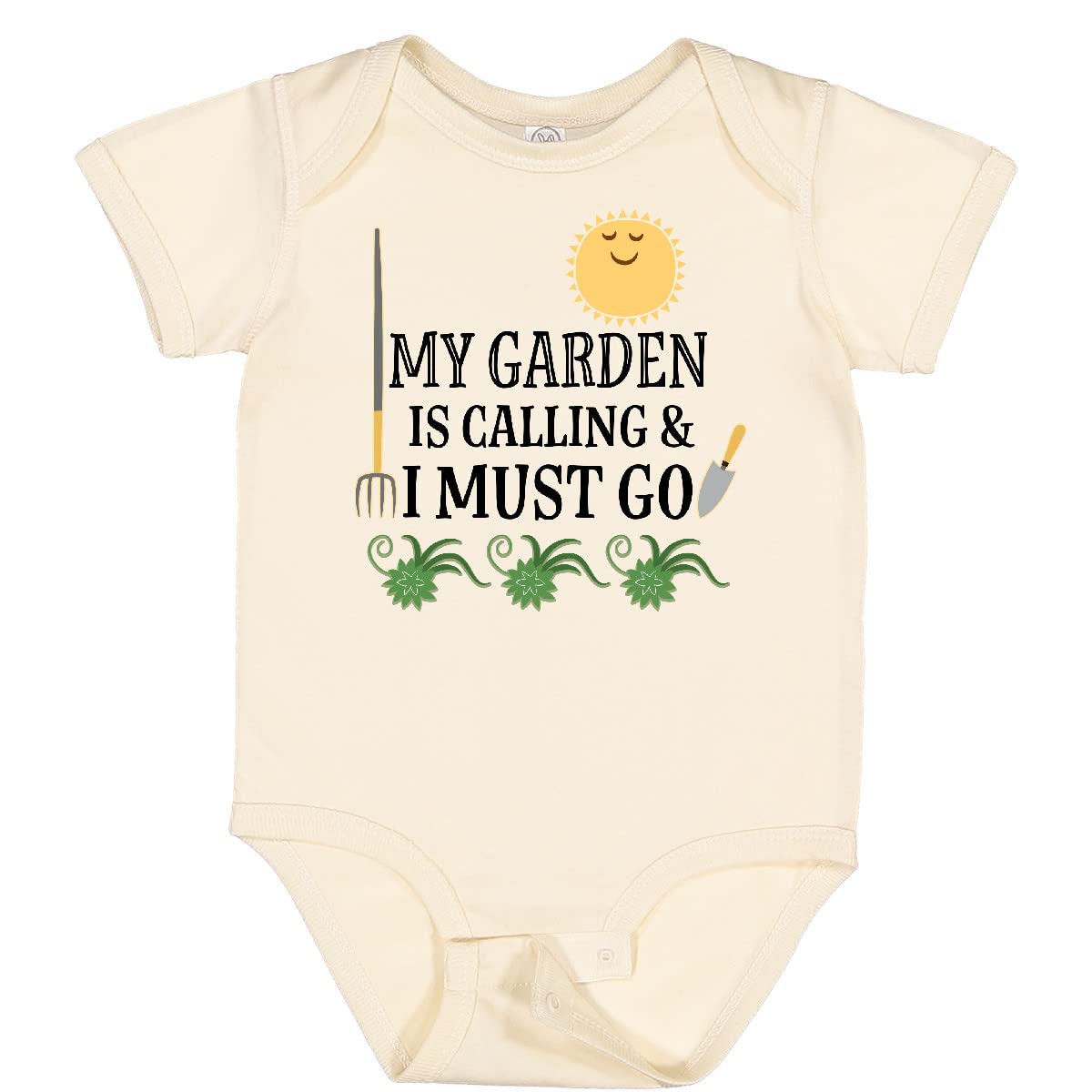 Inktastic Funny Gardening Baby Bodysuit - 