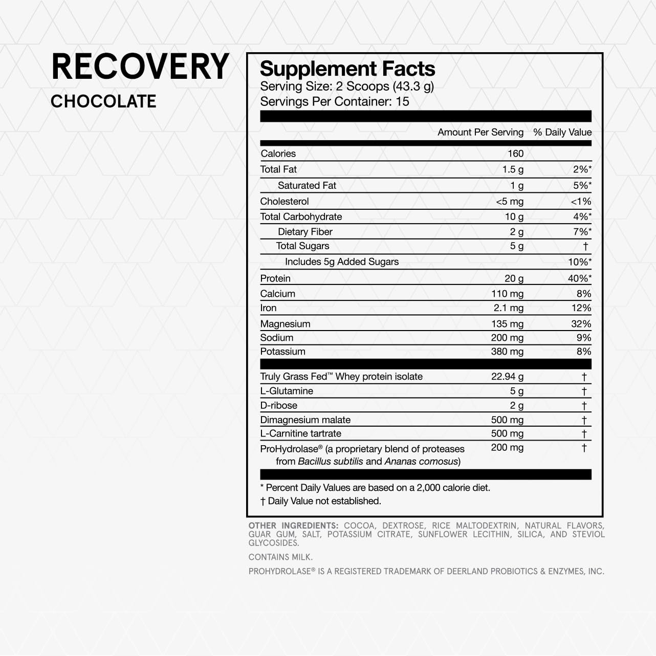 Grass-Fed Whey Protein Powder for Muscle Recovery - 20g Post-Workout Whey Isolate Protein Supplement - NSF Certified, Gluten-Free, 15 Servings, Chocolate Flavor (Package May Vary) - Ideal for Gym Workouts, Muscle Building & Fitness Enthusiasts