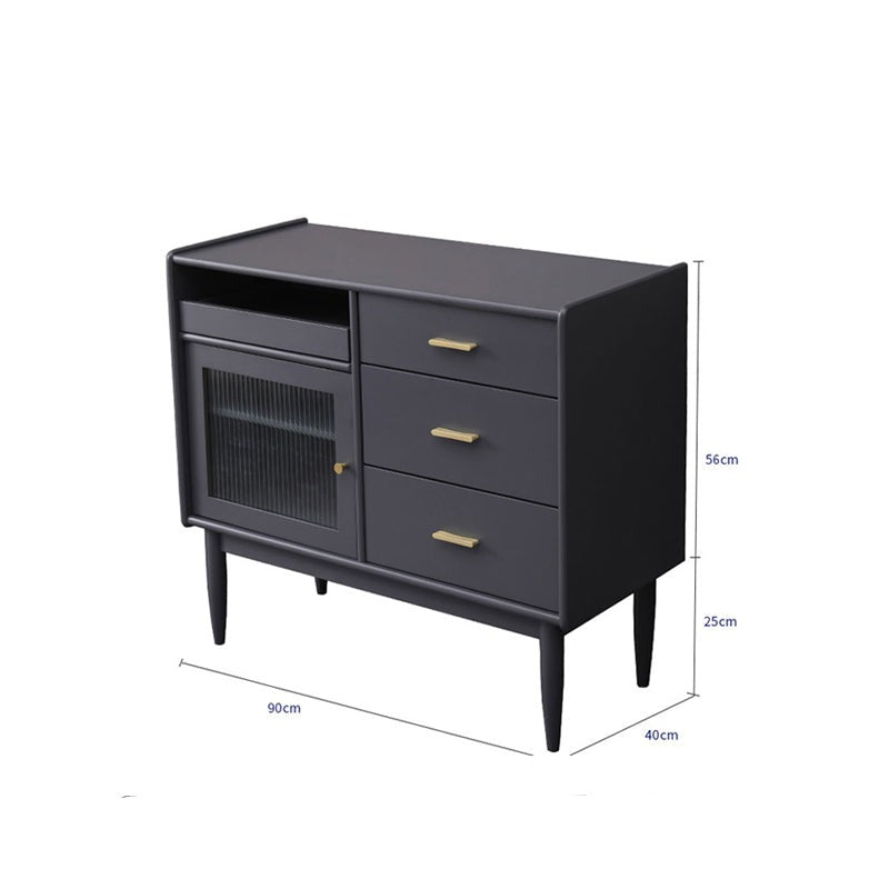 Katherine Cabinet Buffet Sideboard - Japanese Kyoto Style Scandinavian Modern Dining Room Storage Furniture for Living Room, Entryway & Kitchen