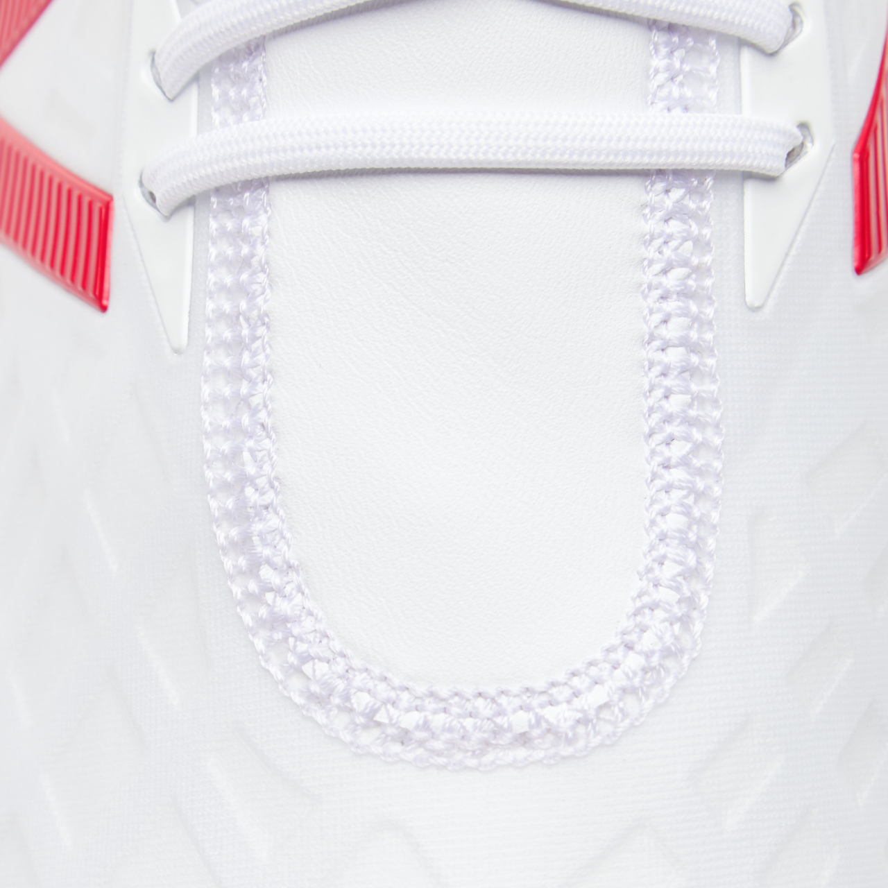 New Balance Furon 4.0 Pro FG Wide Soccer Cleats - White/Flame - Lightweight Football Boots for Men with Enhanced Grip - Perfect for Turf & Grass Fields