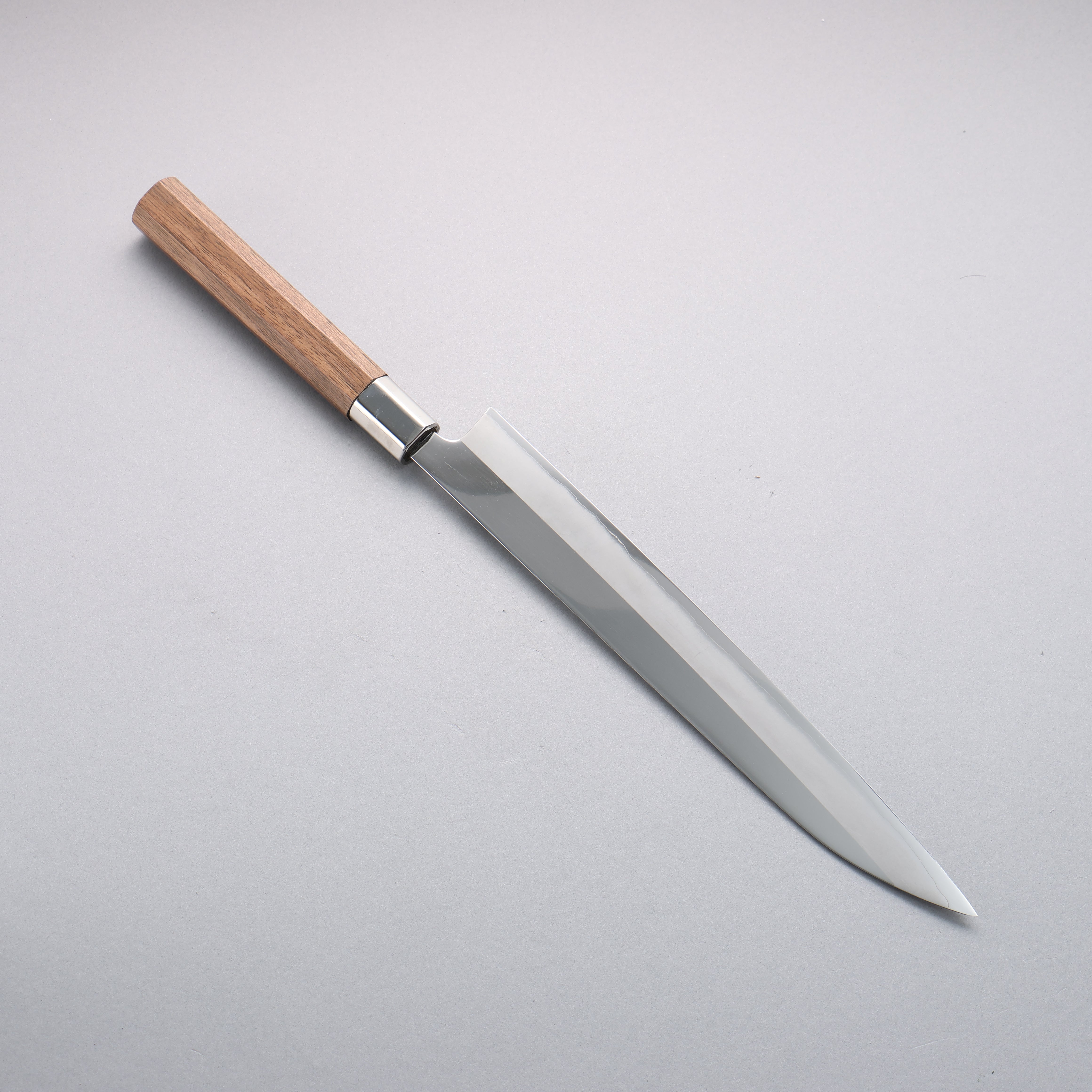 Premium Kurotori Sujihiki Knife 270mm - Japanese Silver Steel No.3 Migaki Finish with Walnut Handle - Perfect for Slicing Sashimi, Roasts & Delicate Proteins