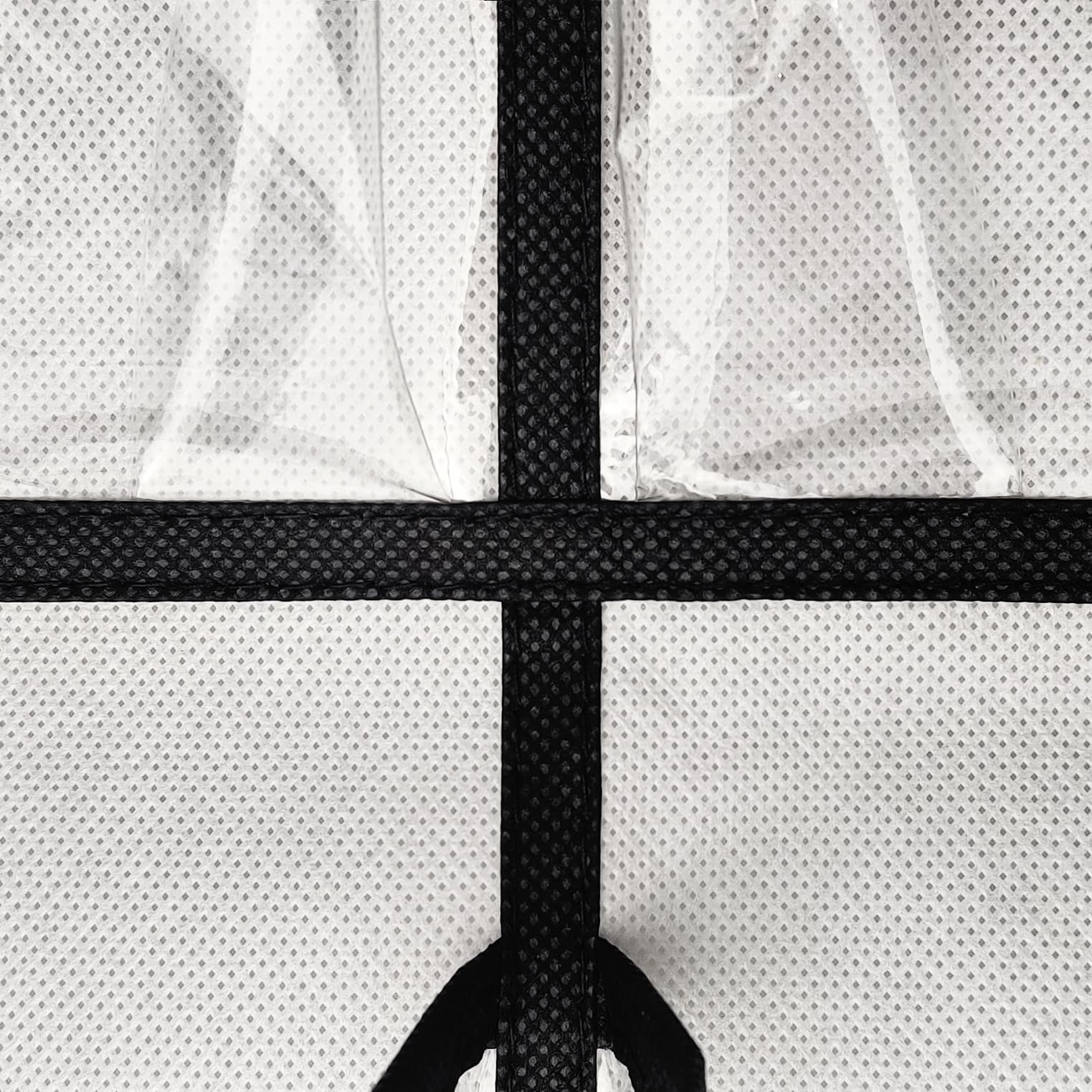 1 Pack 12-Pocket Clear Crystal Hanging Shoe Organizer - Over The Door Shoe Rack for Closet, Bedroom & Entryway Storage - Space-Saving Shoe Holder with 2 Hooks, White (59