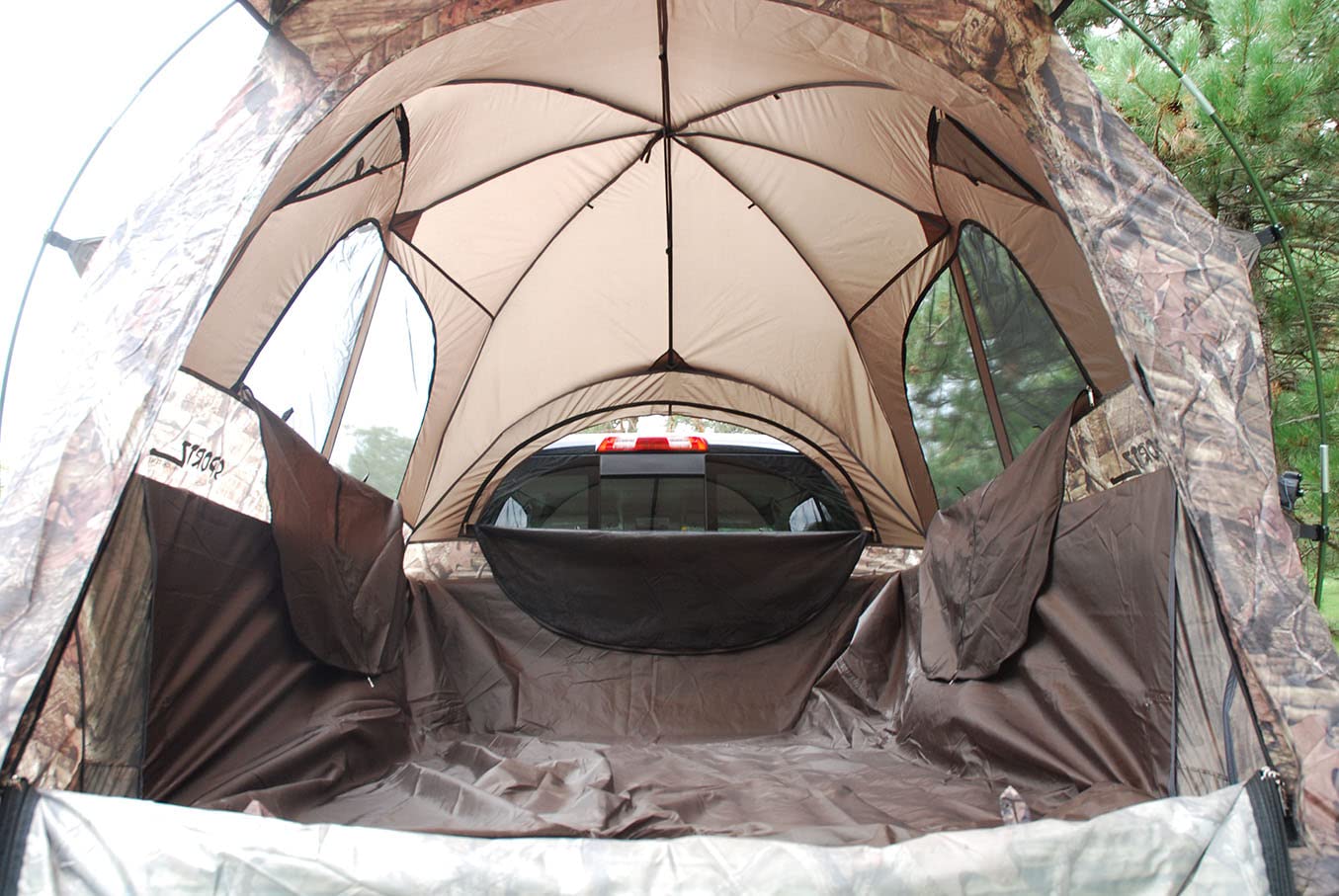 Napier Sportz Truck Bed Tent - Camouflage Design for Camping & Outdoor Adventures | Perfect for Pickup Trucks