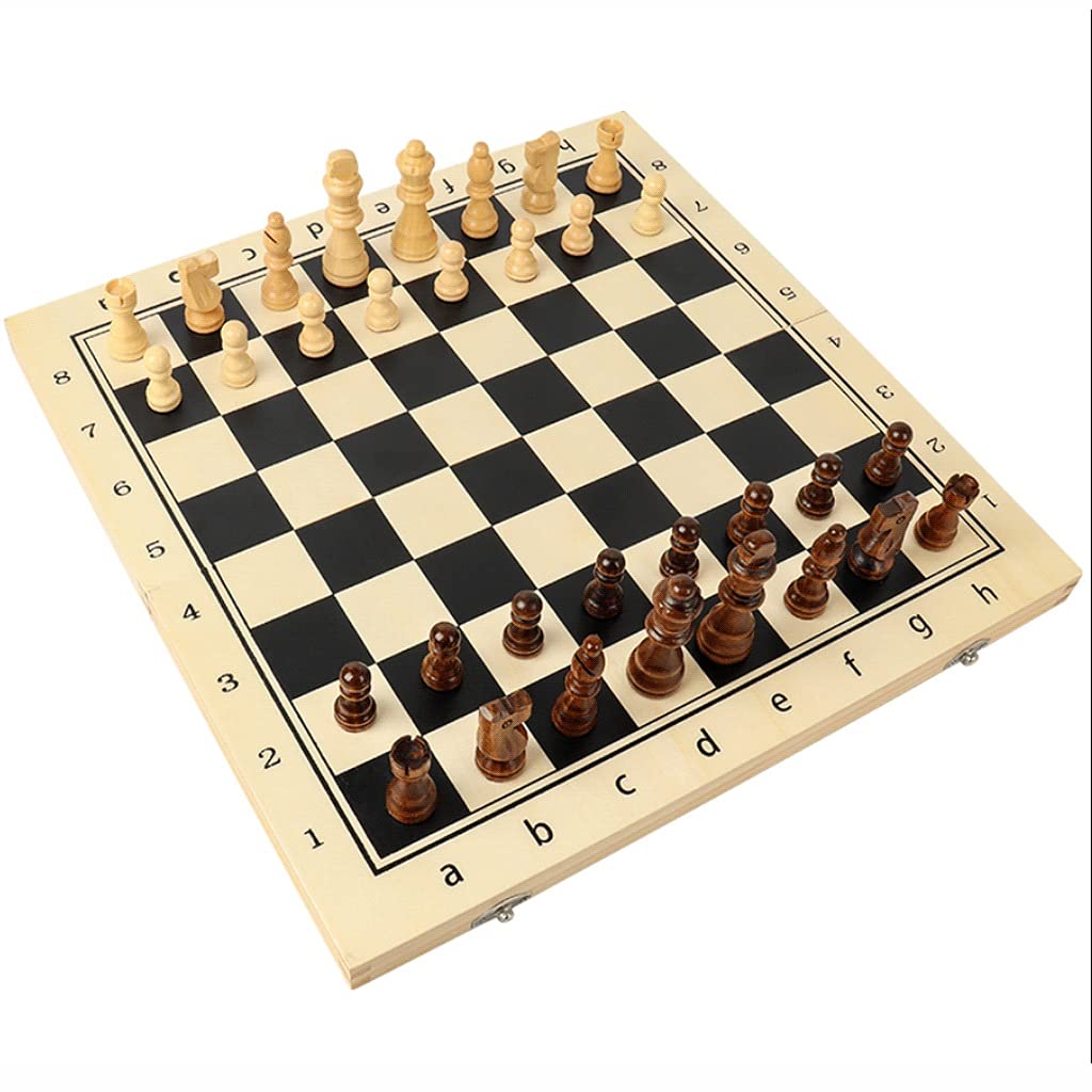 Premium HMEI Magnetic Wooden Chess Set with Stainless Steel Buckles - 15