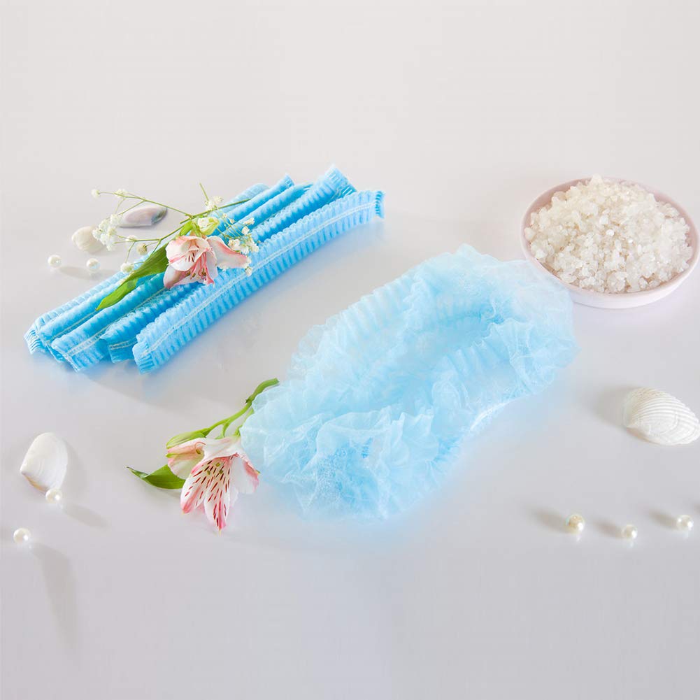 Hurrise Waterproof Shower Cap for Women - Extra Thick Double Layer Design with Elastic Band (31cm) - Perfect for Bathing, Hair Care & Salon Use