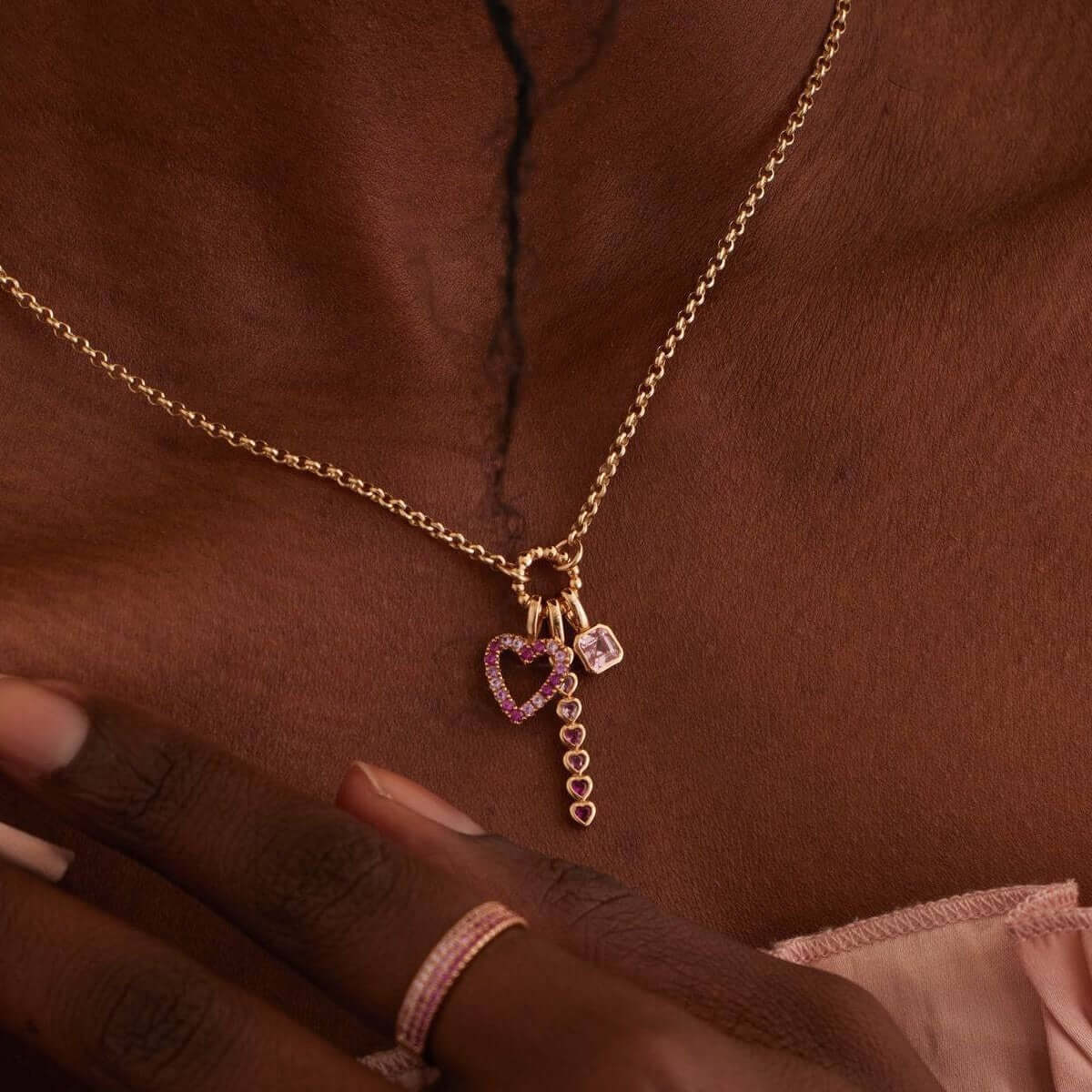 Ganesha Elephant Lotus Pendant Charm Necklace - Spiritual Jewelry for Meditation & Yoga | JX402 1 | Perfect for Gifts, Blessings & Hindu Devotion