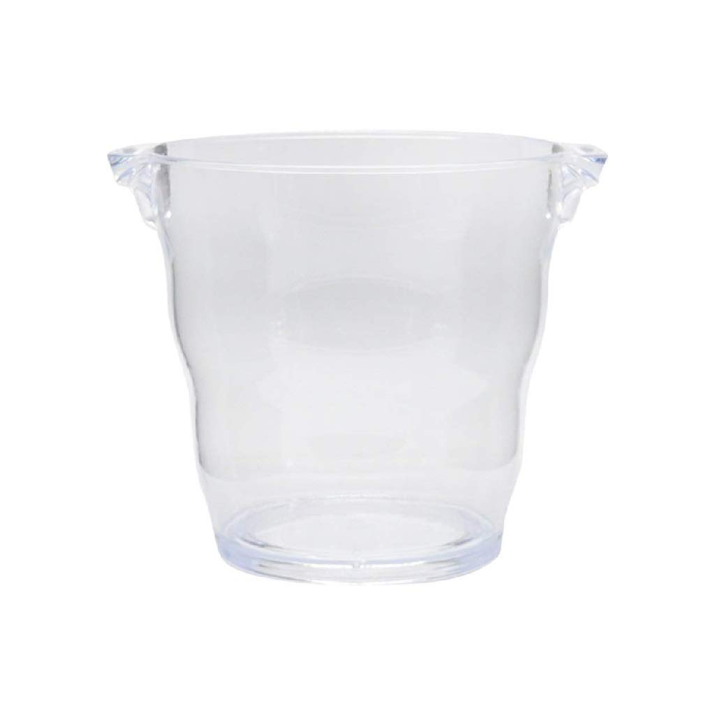 GYDBT Clear Acrylic Ice Bucket - Holds 2 Wine or Champagne Bottles - Perfect for Parties, Weddings & Home Bars