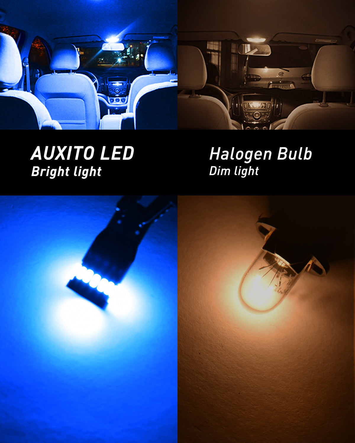 194 LED Bulb Blue - Super Bright Interior Car Lights for License Plate, Dome & Map Lights - Perfect for Night Driving & Vehicle Customization