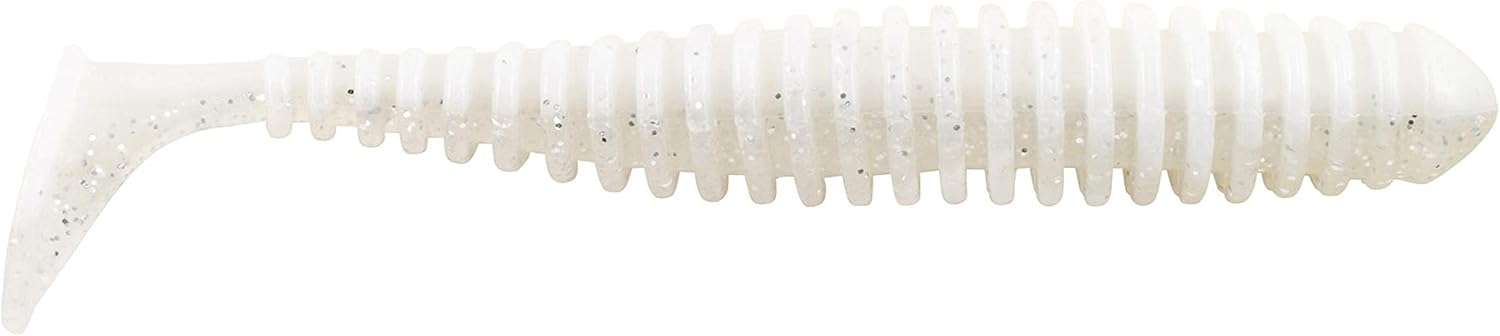 Berkley PowerBait Power Swimmer Ripple Body with Paddle Tail Fishing Lure - Best Soft Plastic Swim Bait for Bass, Trout, and Walleye - Perfect for Freshwater and Saltwater Fishing