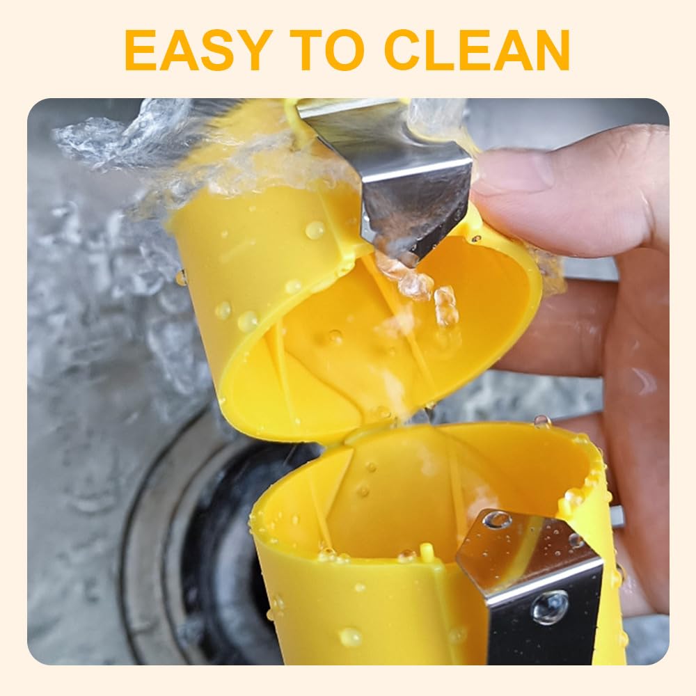 3-Pack Egg Shell Opener & Peeler Tool - Easy Egg Cracker for Raw & Boiled Eggs - Kitchen Gadget for Perfectly Peeled Eggs - Ideal for Breakfast Meal Prep, Baking & Cooking