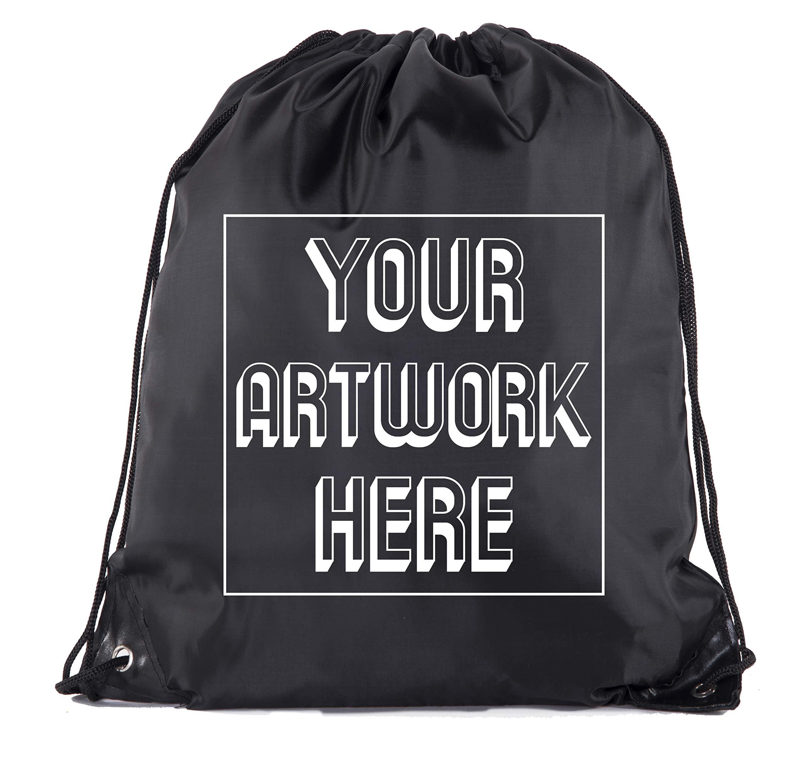 Custom Drawstring Backpack - Mato & Hash Lightweight Sack Bag for School, Gym & Travel - Bulk Wholesale Personalized Backpacks