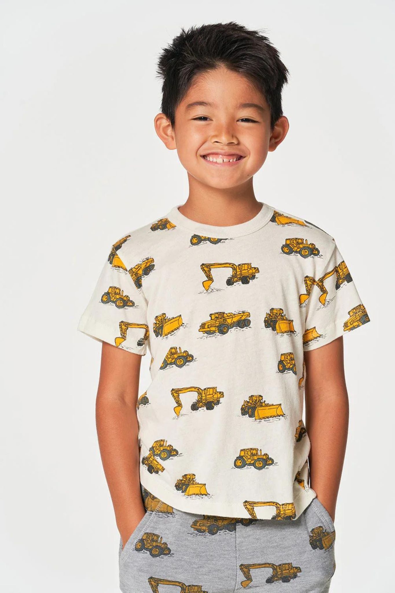 Dumpster Truck Graphic T-Shirt for Toddler Boys - Fun & Playful Toddler Outfit for Playdates & Outdoor Adventures