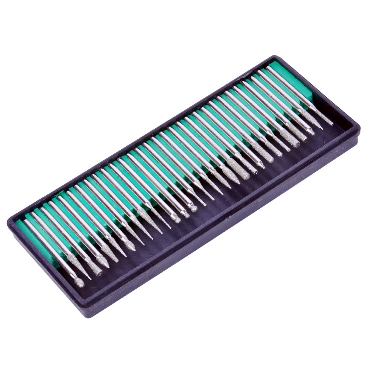 30 Pcs Professional Nail Drill Bits Kit - Carbide Rotary Burr Set for Acrylic Nails, Gel Polish & Manicure - Perfect for Nail Salons & DIY Home Nail Care