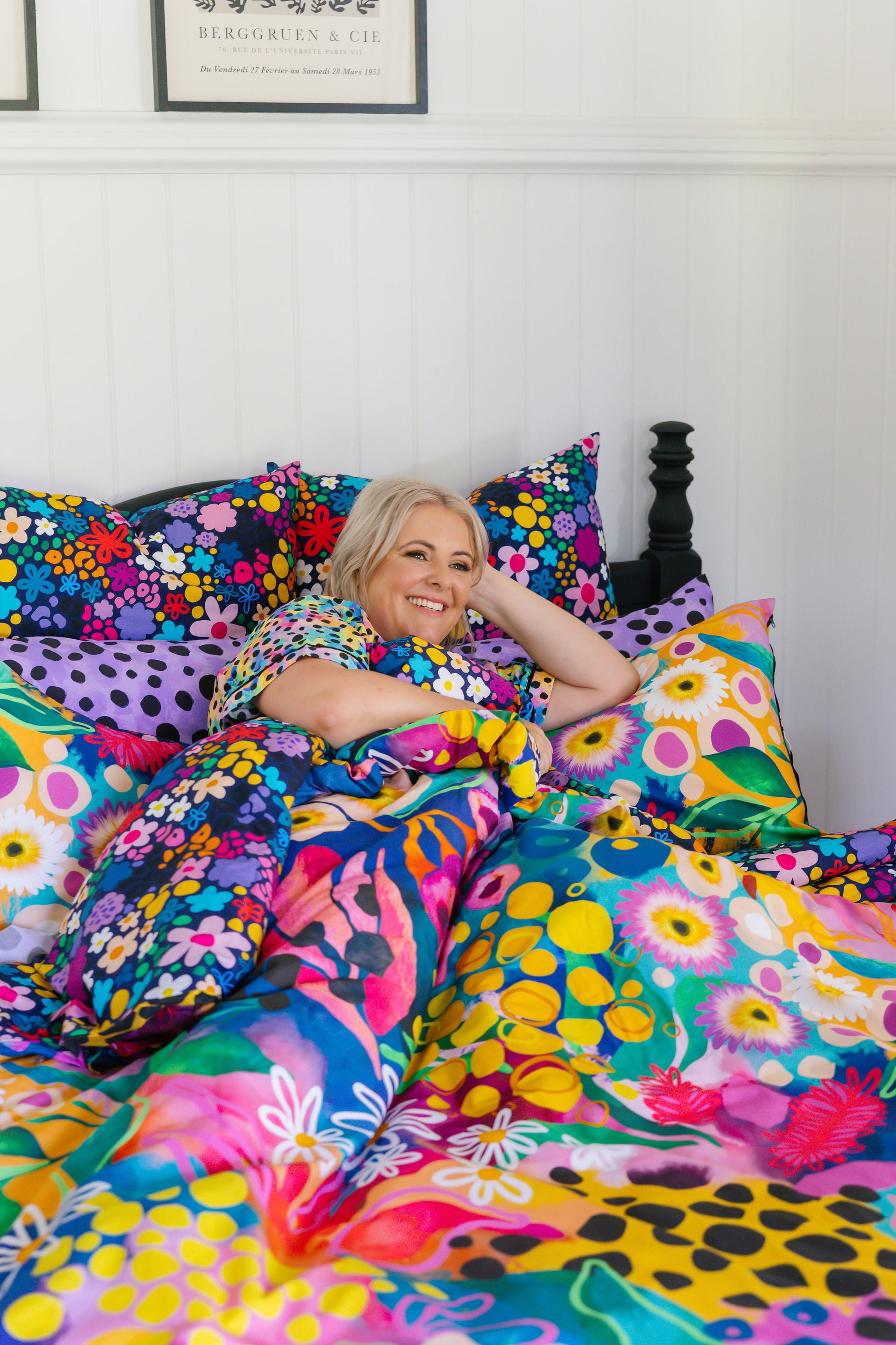 Kasey Rainbow Matilda Quilt Cover Set - Soft & Stylish Bedding for Cozy Nights - Perfect for Master Bedrooms, Guest Rooms & Dorm Decor