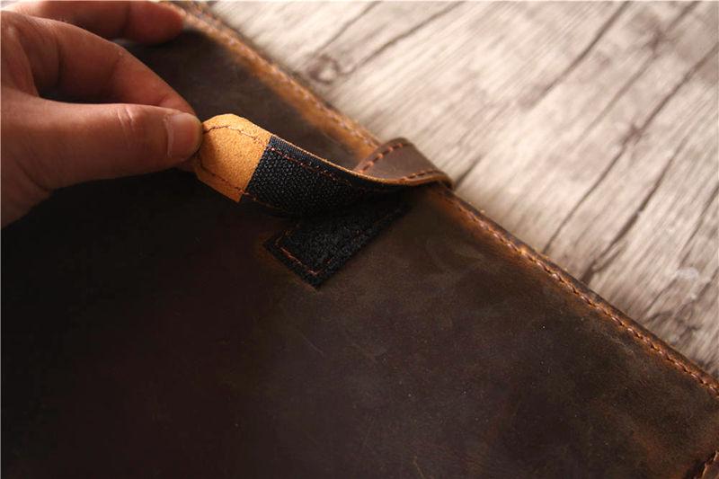 Premium Genuine Leather MacBook Pro/Air Laptop Case Sleeve - Slim Protective Cover for 13/15/16 Inch Models | Perfect for Work, Travel & School