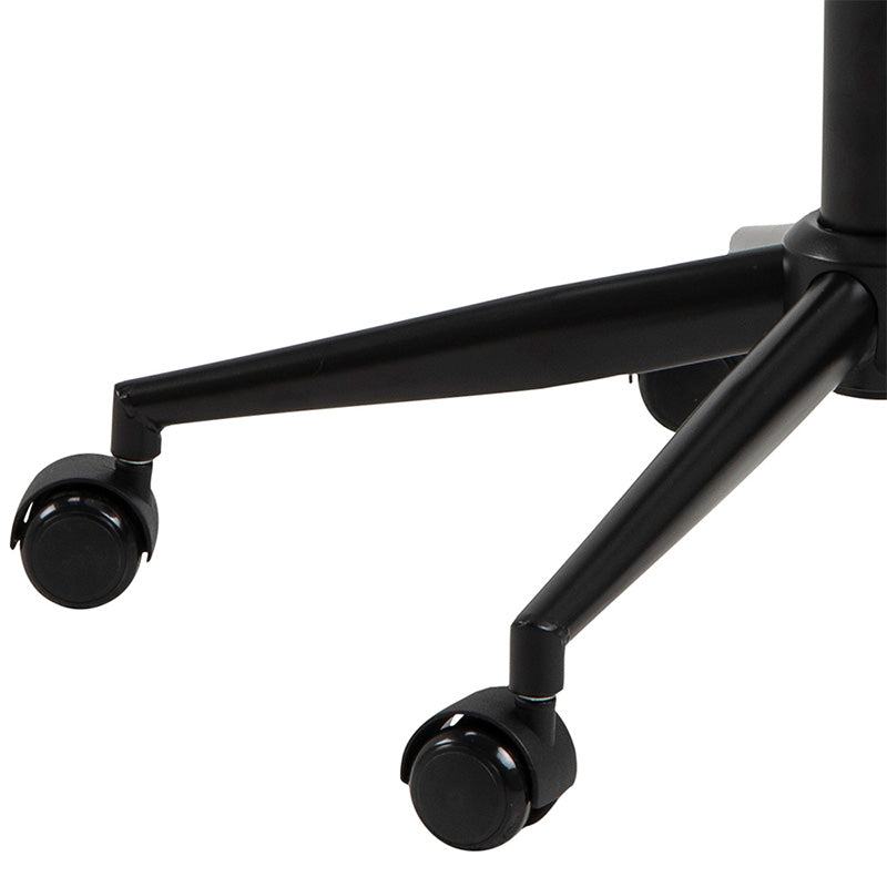 LIDAN Ergonomic Office Chair - Adjustable Height, Swivel & Rolling - White & Black - Perfect for Home Office, Gaming & Workspace Comfort