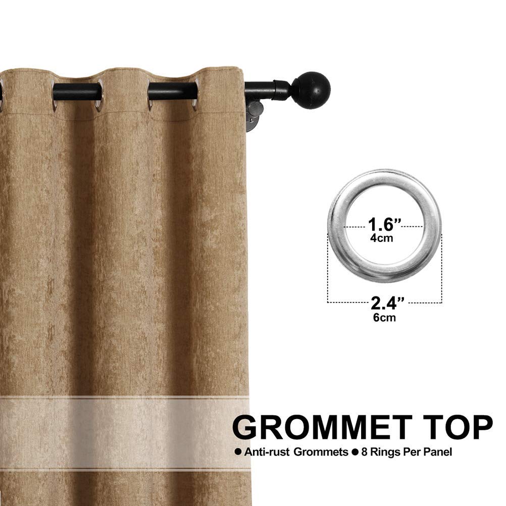 ELKCA Elegant Coffee Valance with 2 Hollow Swags & Curtain - Perfect for Living Room, Bedroom, and Kitchen Window Decor