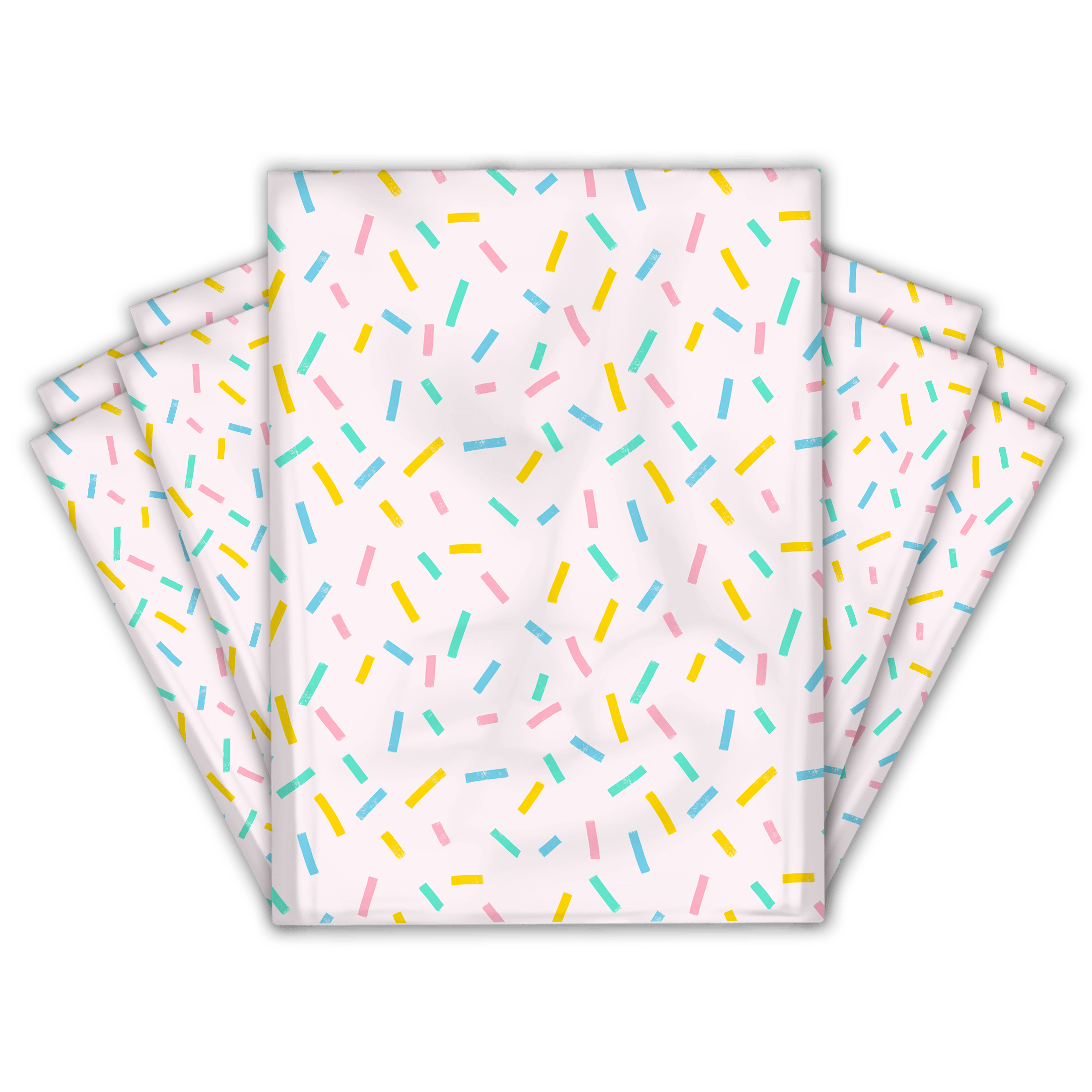 10x13 Confetti Designer Poly Mailers - Premium Printed Shipping Envelopes for Ecommerce, Subscription Boxes & Party Favors - Waterproof & Durable Mailing Bags for Small Businesses