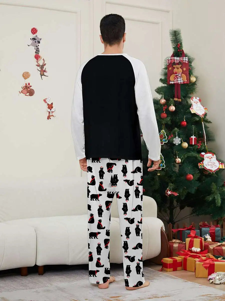 Polar Bear Christmas Matching Family Pajamas Set - Cozy Holiday Pjs for Family Photos & Christmas Morning