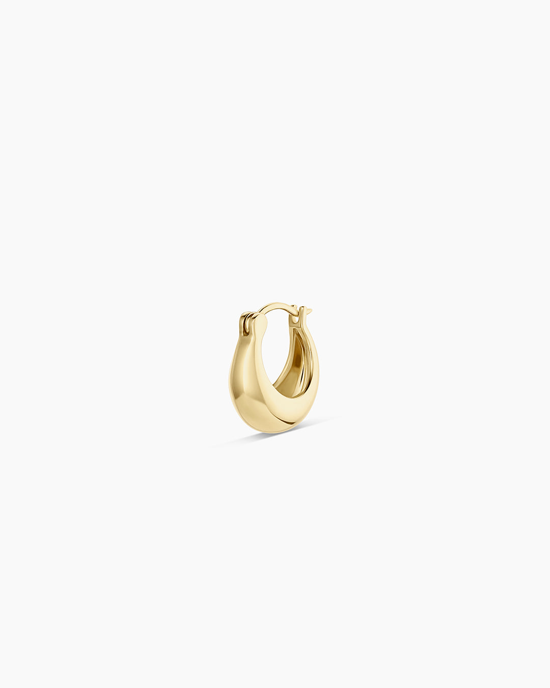 14K Gold Single Huggie Earrings for Women - Minimalist Hoop Earrings for Everyday Wear | Perfect for Gifts, Parties & Casual Outfits