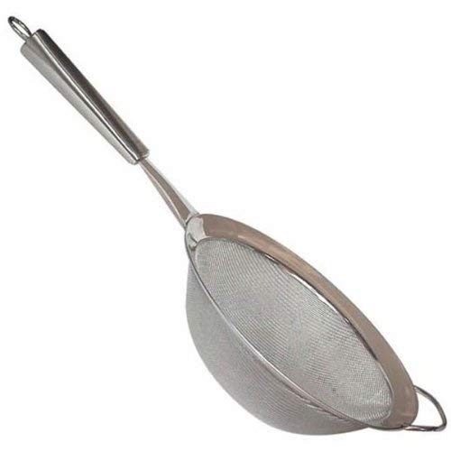 Lagostina 20cm Stainless Steel Strainer - Fine Mesh Kitchen Colander for Pasta, Vegetables & Fruits - Durable & Easy to Clean Cooking Tool for Home Chefs