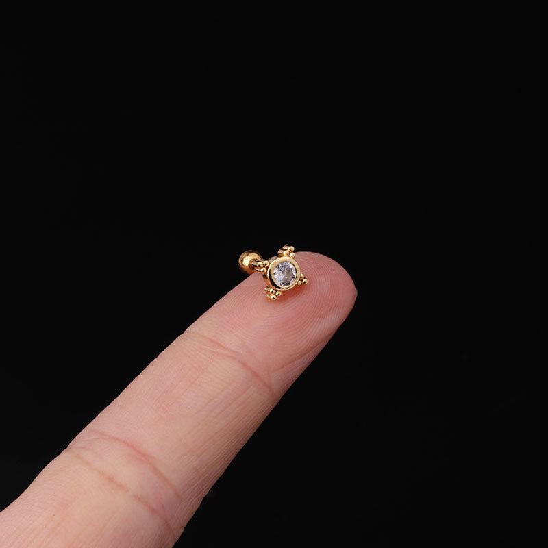 20G Rose Gold Insect Cartilage Stud Earrings for Helix, Daith, Tragus - Hypoallergenic Body Jewelry for Women | Perfect for Everyday Wear, Parties & Gifts