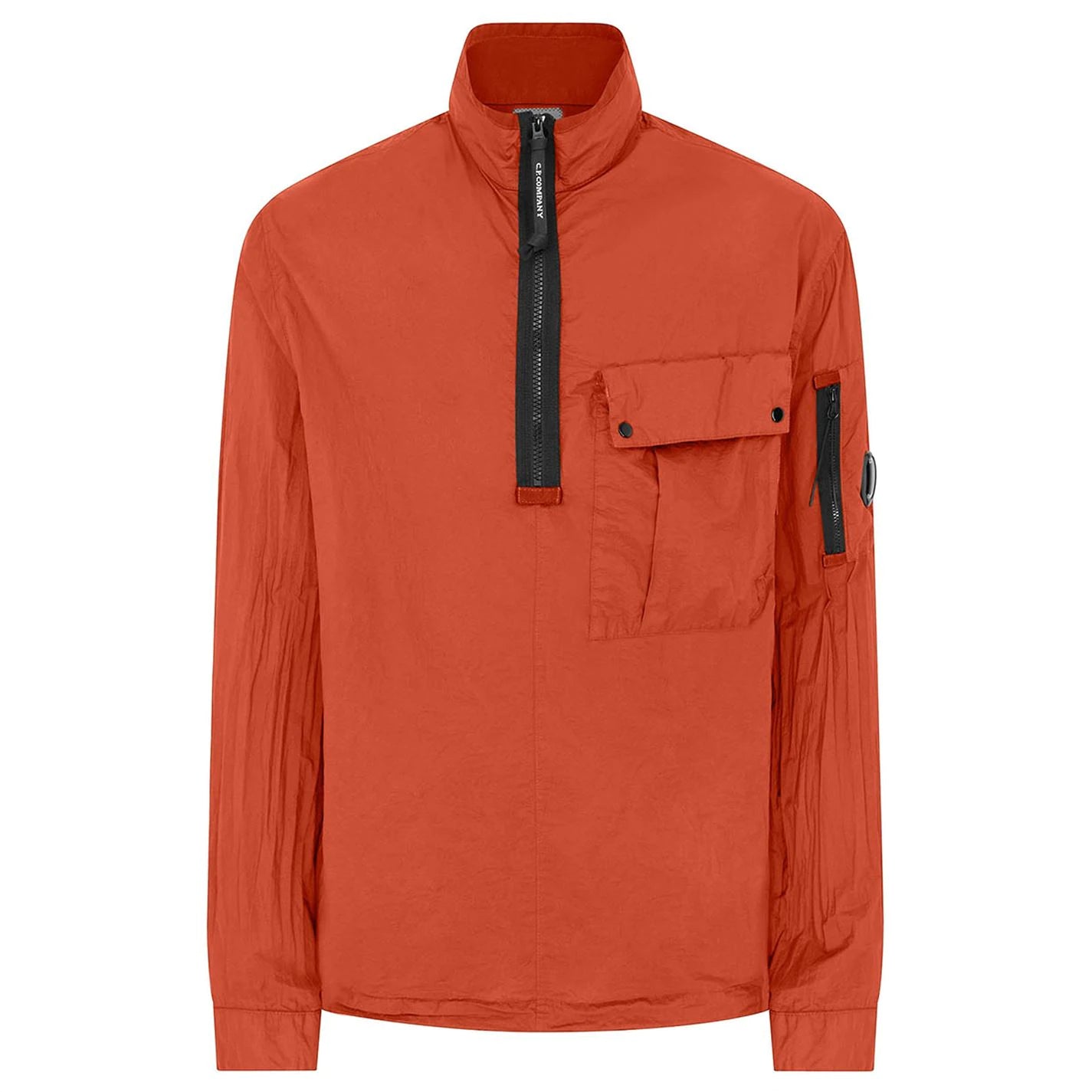 CP Company Taylon L Half Zip Lens Jacket - Lightweight Windbreaker for Men | Outdoor Hiking, Urban Streetwear & Travel Jacket