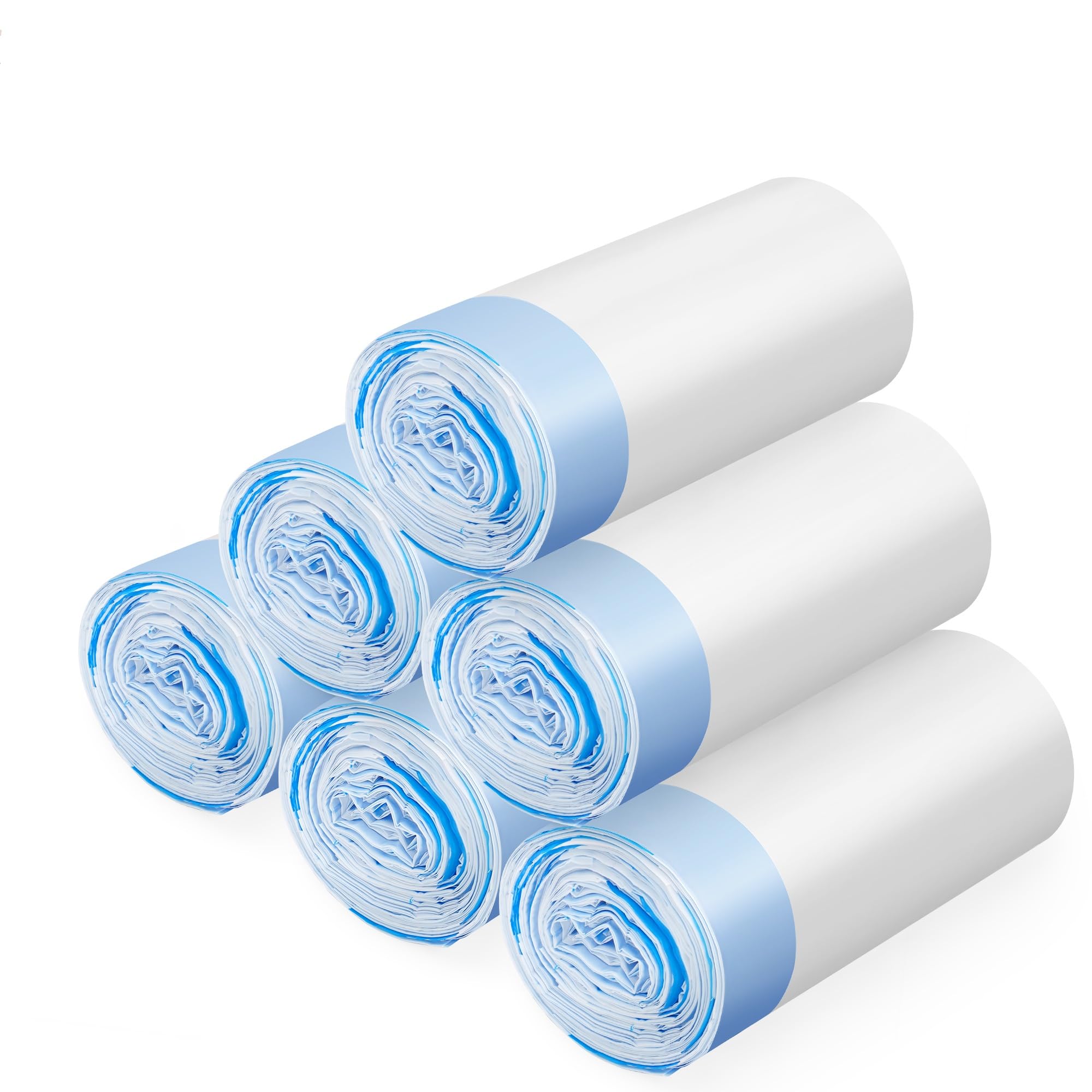 Premium Cat Litter Bags - 120 Pack Heavy Duty Drawstring Liners for Automatic & Self-Cleaning Litter Boxes | Leak-Proof Waste Disposal | Perfect for Litter-Robot, PetSafe ScoopFree & Most Smart Cat Toilets