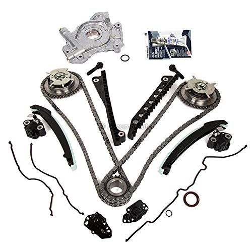 Mizumo Auto MA-4216901551 Timing Chain Kit with Cam Phaser & Gasket Oil Pump - Compatible with 2004-2010 Ford 5.4L TRITON 3 Valve V8 Engine - Perfect for Engine Repair & Maintenance