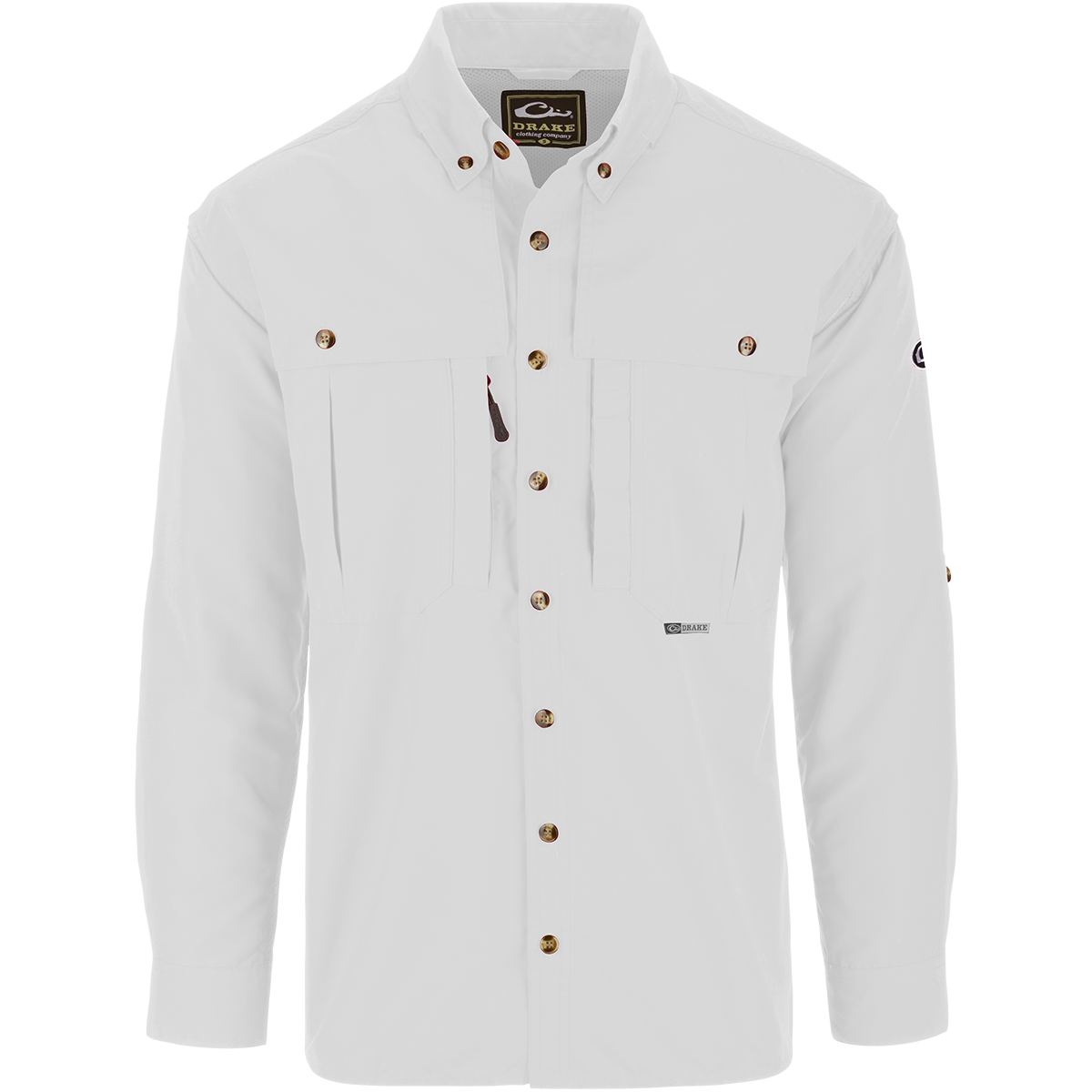 Solid Wingshooter's Long Sleeve Shirt - Durable Hunting & Outdoor Shirt for Men - Perfect for Hunting, Shooting Sports & Outdoor Adventures