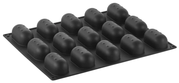 Antonio Bachour Pavoflex Silicone Mold - 15 Cavity Flexible Baking Mold for Cakes, Desserts & Chocolates | Perfect for Professional Chefs & Home Bakers