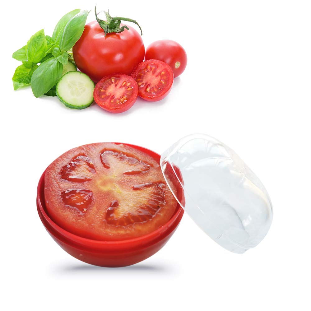 Fresh Tomato Storage Containers - Airtight Tomato Saver Keeper for Refrigerator | Reusable Fruit & Vegetable Storage Bins | Perfect for Kitchen, Picnics, and Meal Prep