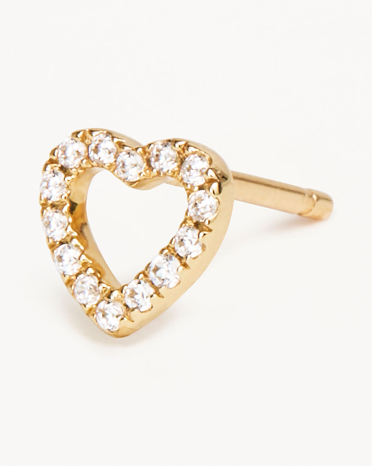 14K Solid Gold Eternal Love Diamond Stud Earrings for Women - Dainty & Elegant Jewelry Gift for Anniversary, Valentine's Day & Special Occasions