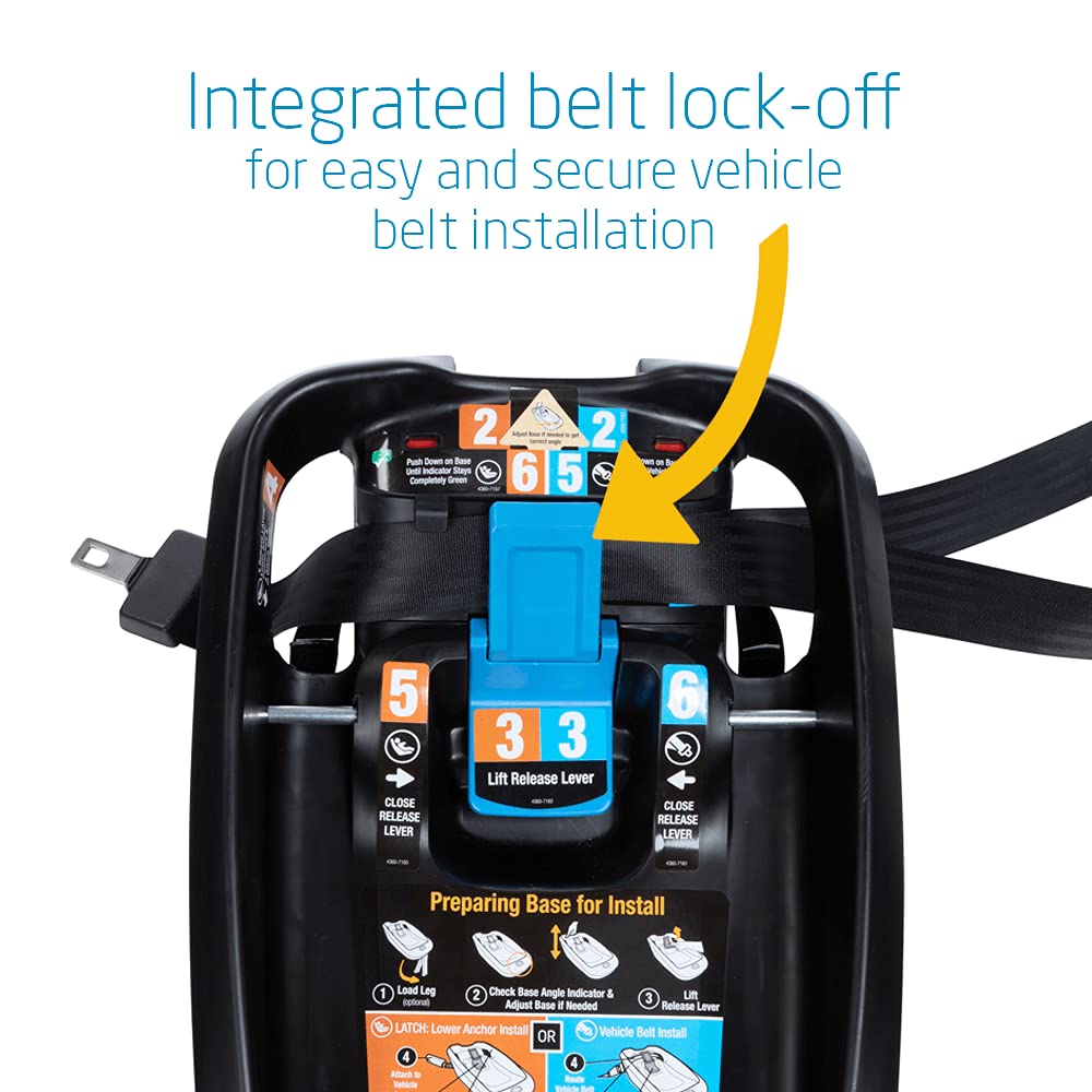 Maxi-Cosi Infant Car Seat Base - Universal Fit for Multiple Maxi Cosi Models | Travel-Ready Baby Car Seat Base | Safe & Secure Installation | Perfect for Road Trips & Air Travel (Black)