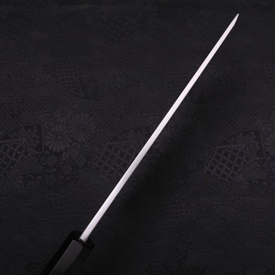 Premium Japanese Usuba Knife - Blue Steel #2 Suminagashi with Buffalo Ebony Handle (180mm) - Professional Chef's Knife for Sushi, Vegetables & Precision Cutting