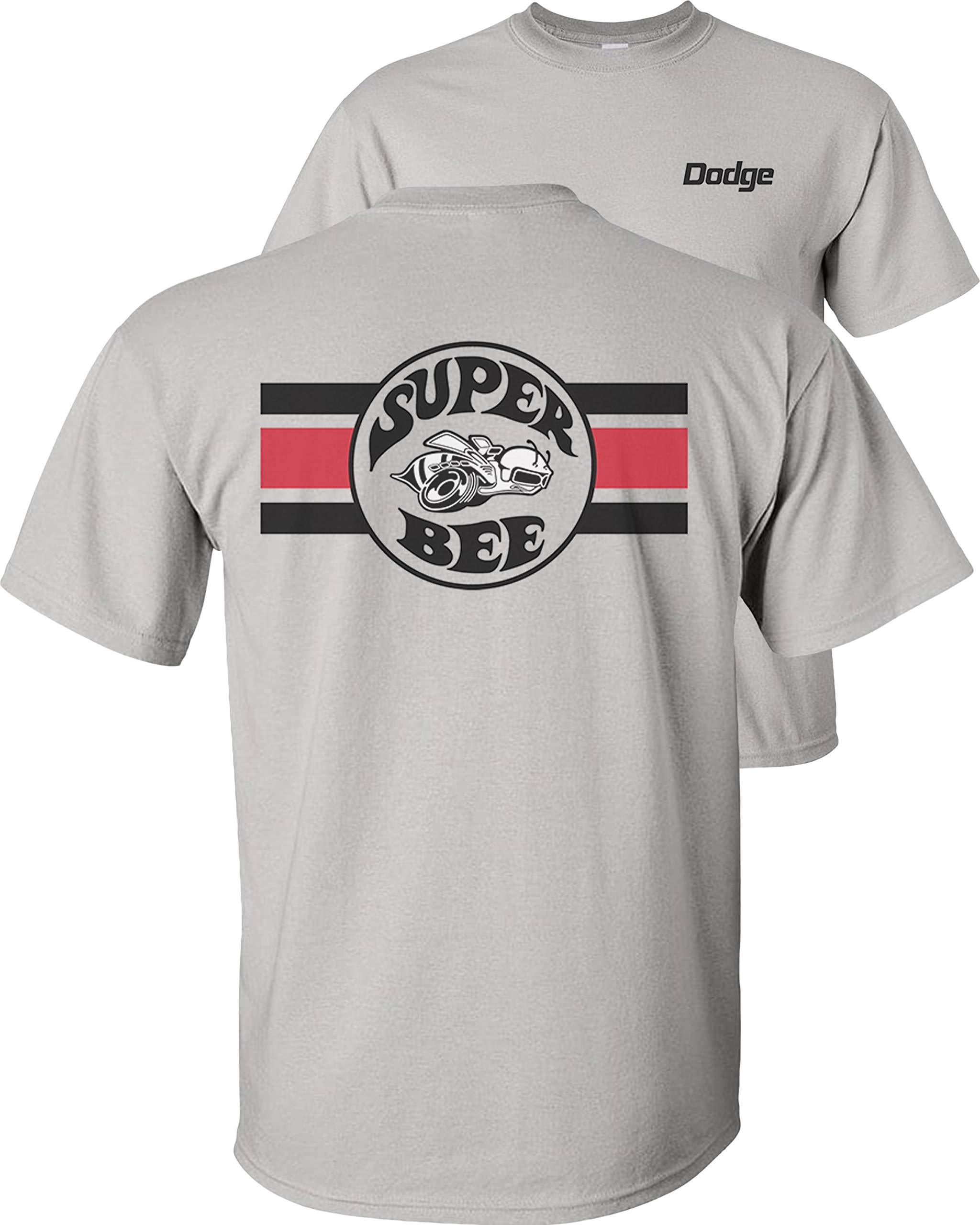 Vintage Dodge Super Bee Stripe T-Shirt - Classic Chrysler Plymouth Charger Muscle Car Design - Perfect for Car Enthusiasts & Mopar Fans - Great for Car Shows, Casual Wear & Gifts
